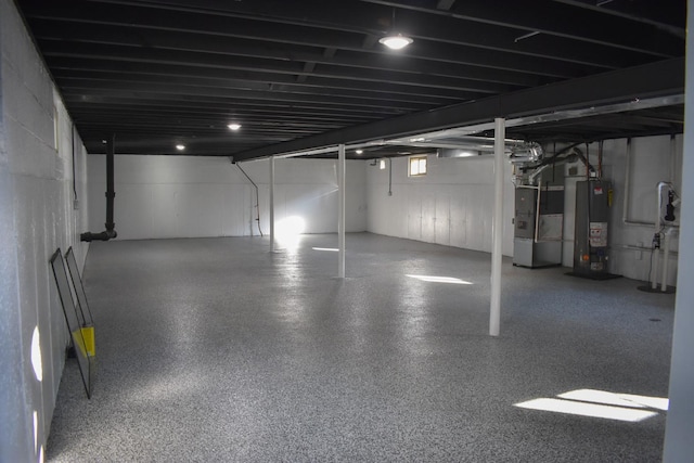 12152 S Union Ave, Chicago, IL 60628 - garage featuring water heater and heating unit