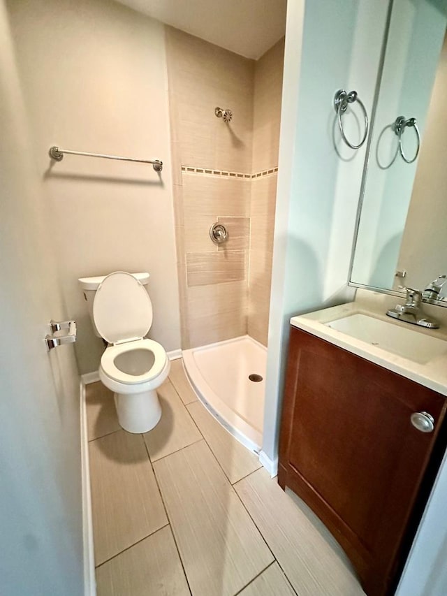 899 Carl Ave, Elgin, IL 60120 - full bath featuring a stall shower, vanity, and tile patterned floors
