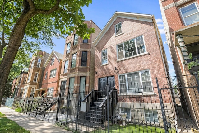 2726 W Thomas St, Chicago, IL 60622 - view of front of home with brick siding