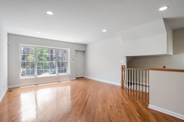 2726 W Thomas St, Chicago, IL 60622 - unfurnished room with wood finished floors and recessed lighting