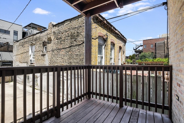 2726 W Thomas St, Chicago, IL 60622 - view of wooden deck