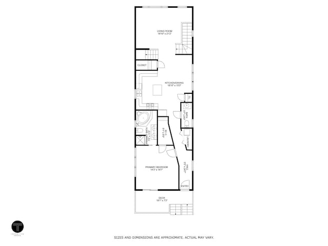2726 W Thomas St, Chicago, IL 60622 - view of property floor plan
