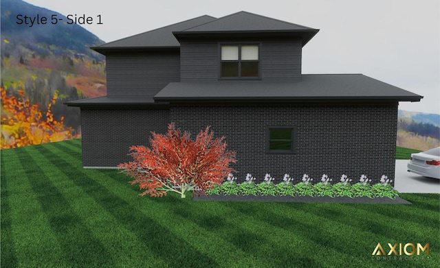 5360 Westwind Dr, Richton Park, IL 60471 - view of home's exterior featuring a lawn