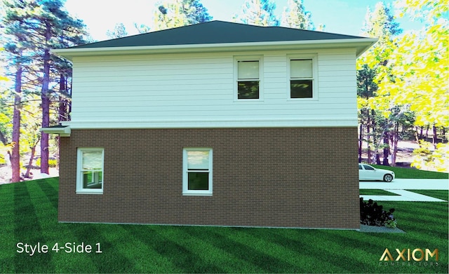 5360 Westwind Dr, Richton Park, IL 60471 - view of home's exterior with a yard