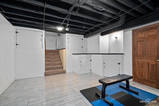 116 Pipers Dr, Bartlett, IL 60103 - finished below grade area with stairs