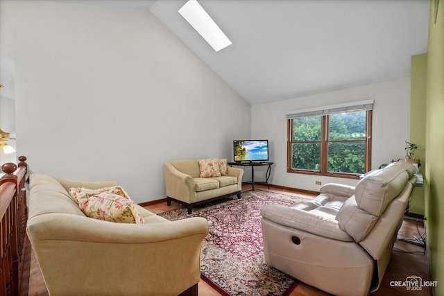 116 Pipers Dr, Bartlett, IL 60103 - living area with a skylight and high vaulted ceiling