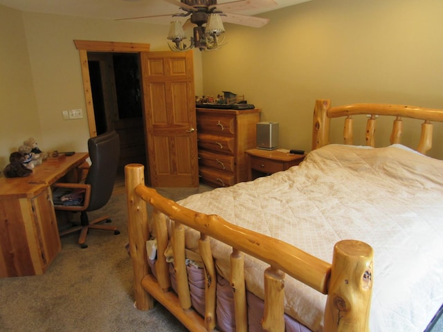 24099 W Haidi Ln, Lake Villa, IL 60046 - carpeted bedroom with ceiling fan
