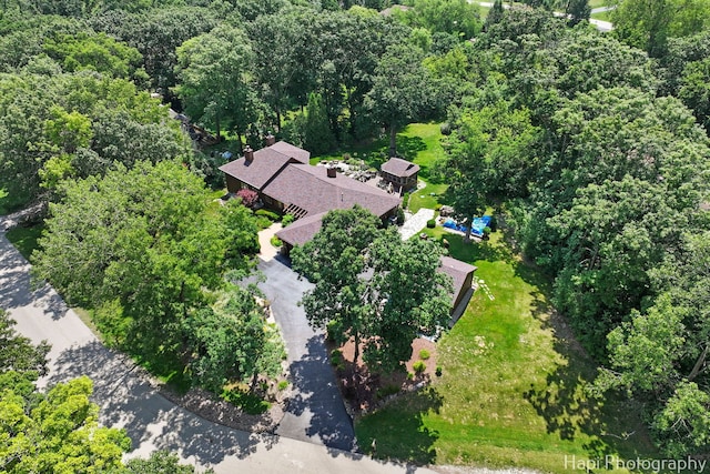 24099 W Haidi Ln, Lake Villa, IL 60046 - view of subject property featuring a heavily wooded area