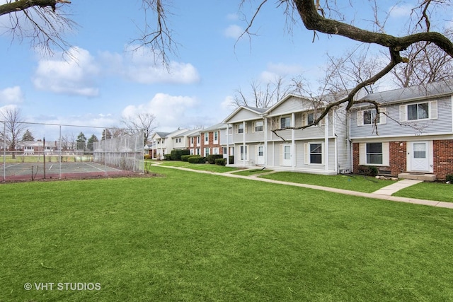 452 Mallview Ln, Bolingbrook, IL 60440 - view of home's community featuring a tennis court and a residential view