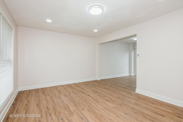 452 Mallview Ln, Bolingbrook, IL 60440 - empty room with light wood-type flooring and recessed lighting