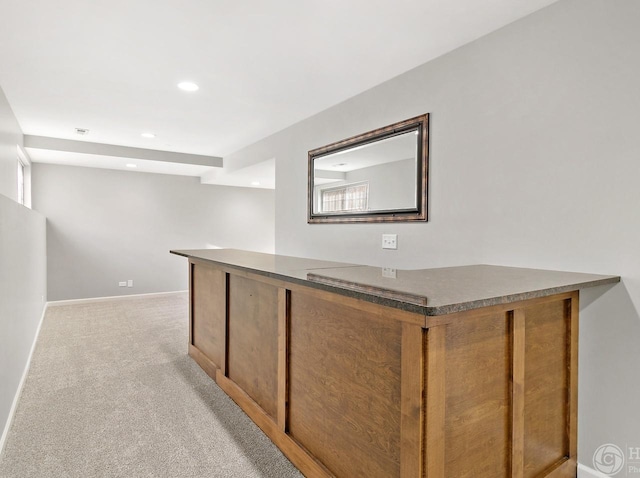 533 Jackson Blvd, Grayslake, IL 60030 - bar area with light carpet and recessed lighting