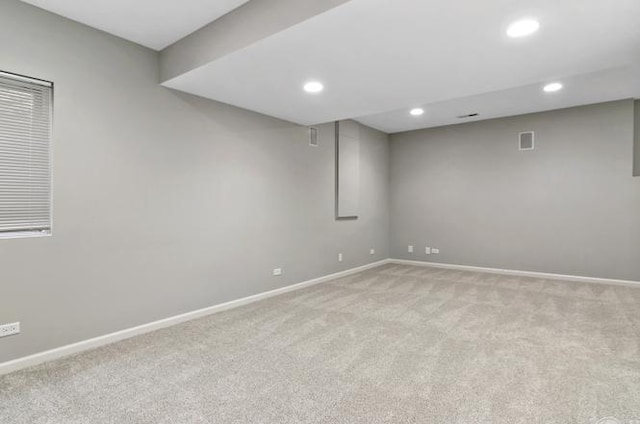 533 Jackson Blvd, Grayslake, IL 60030 - unfurnished room with light colored carpet and recessed lighting