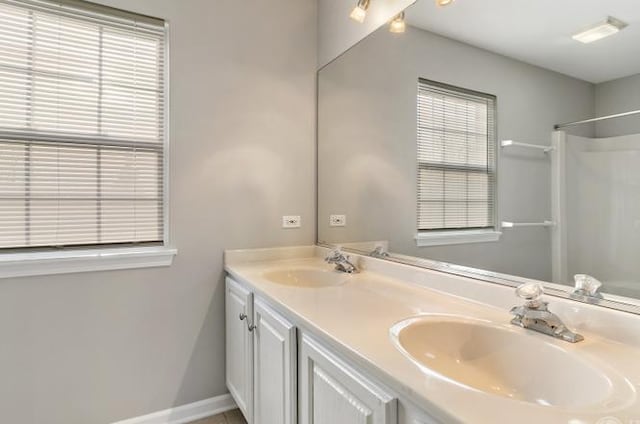 533 Jackson Blvd, Grayslake, IL 60030 - full bath with double vanity and a shower