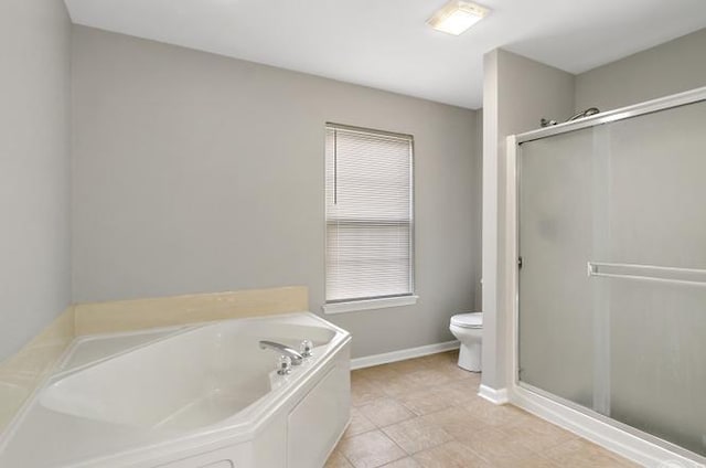 533 Jackson Blvd, Grayslake, IL 60030 - bathroom featuring a bath and a stall shower