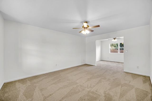 643 N Bridgeport Ter, Lindenhurst, IL 60046 - empty room with carpet and a ceiling fan