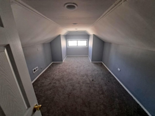 8014 S Bishop St, Chicago, IL 60620 - additional living space with vaulted ceiling and carpet floors