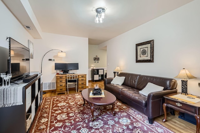 28 S 6th Ave Unit 1D, La Grange, IL 60525 - living room with wood finished floors