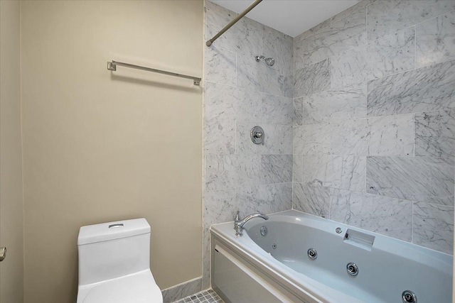 1921 Wisteria Ct Unit 3, Naperville, IL 60565 - full bathroom with toilet and a combined bath / shower with jetted tub