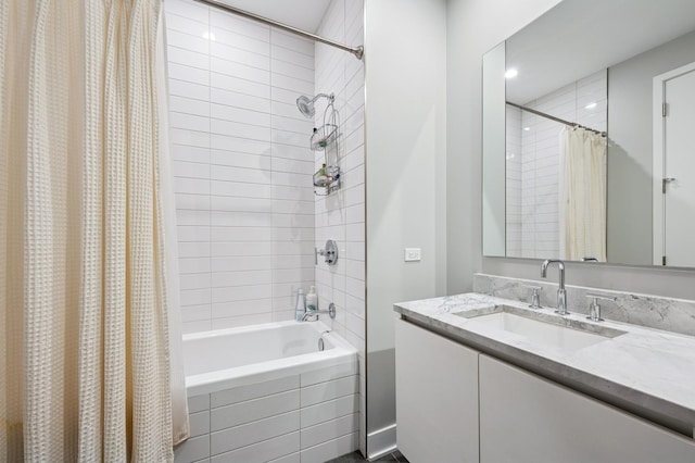 360 W Erie St Unit 3A, Chicago, IL 60654 - full bath with shower / bath combination with curtain and vanity