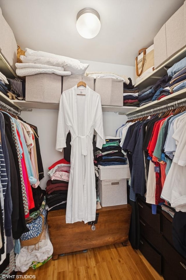 7200 N Ridge Blvd Unit 2C, Chicago, IL 60645 - spacious closet with light wood-type flooring