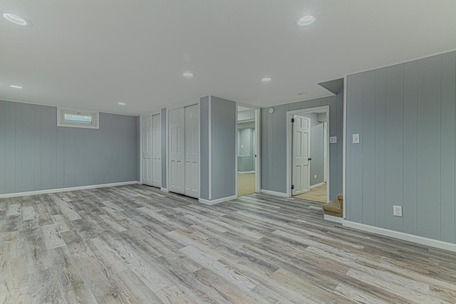 922 E Pratt Dr, Palatine, IL 60074 - spare room with wood finished floors and recessed lighting