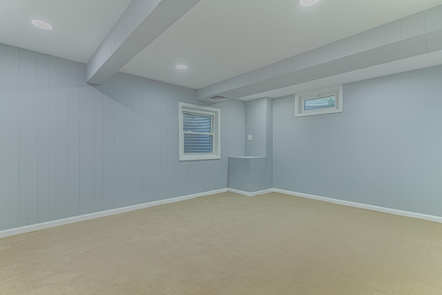 922 E Pratt Dr, Palatine, IL 60074 - basement featuring carpet and recessed lighting