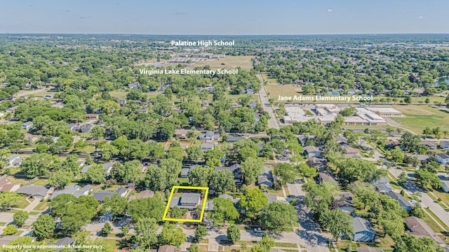 922 E Pratt Dr, Palatine, IL 60074 - view of property location featuring property boundaries highlighted