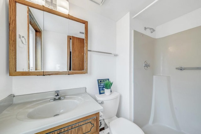 16719 Paxton Ave Unit 2S, Tinley Park, IL 60477 - bathroom with vanity and a shower