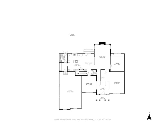 6072 Westminster Ln, Gurnee, IL 60031 - view of floor plan / room layout