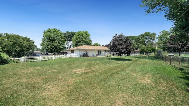 9833 Gentian Dr, Machesney Park, IL 61115 - view of fenced backyard
