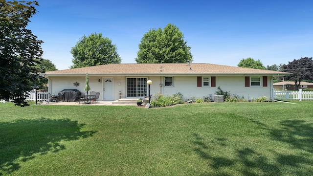 9833 Gentian Dr, Machesney Park, IL 61115 - back of property featuring a patio area
