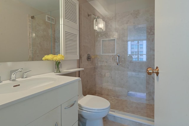 3550 N Lake Shore Dr Unit 2616, Chicago, IL 60657 - bathroom with vanity and a shower stall