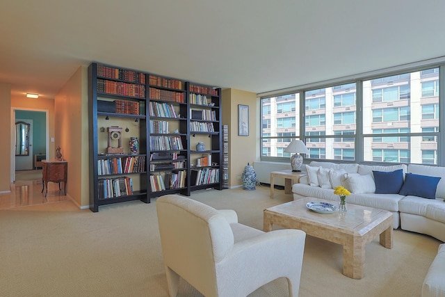3550 N Lake Shore Dr Unit 2616, Chicago, IL 60657 - carpeted living area featuring baseboards