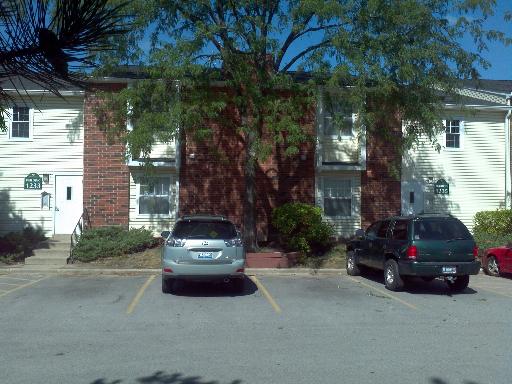 1235 Wyndham Ct Unit 202, Palatine, IL 60074 - view of front of property featuring uncovered parking