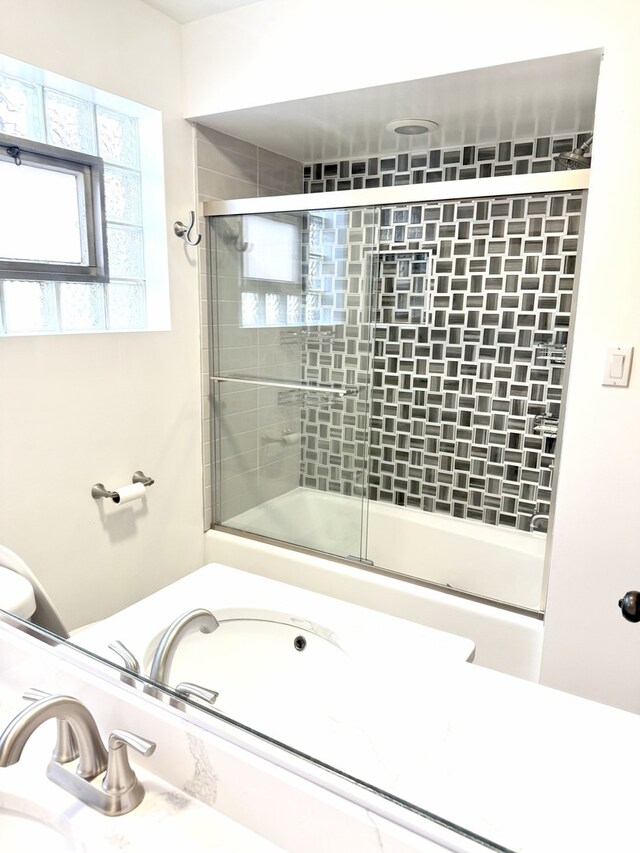 6023 W 64th St, Chicago, IL 60638 - full bath featuring a tile shower and vanity