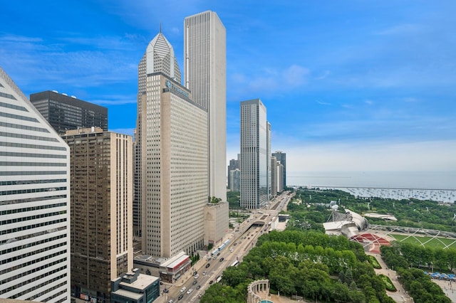 130 N Garland Ct Unit 1608, Chicago, IL 60602 - view of city skyline featuring a nearby body of water