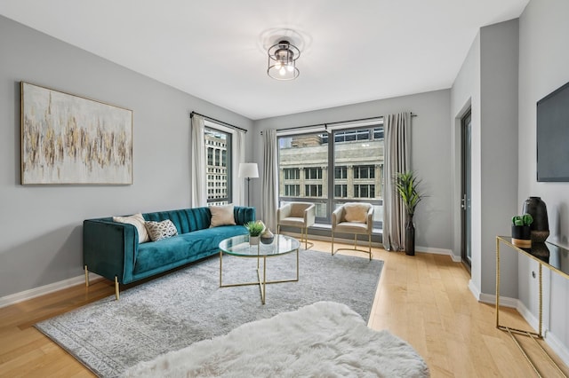 130 N Garland Ct Unit 1608, Chicago, IL 60602 - living area featuring wood finished floors