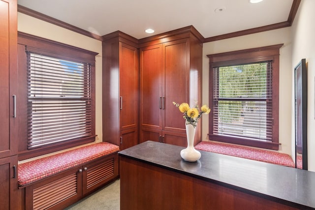 611 Lake Ave, Wilmette, IL 60091 - detailed view of ornamental molding and recessed lighting