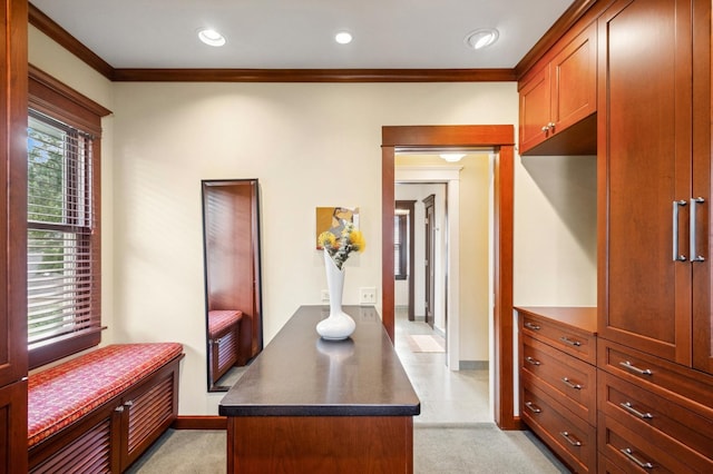 611 Lake Ave, Wilmette, IL 60091 - office space featuring ornamental molding and recessed lighting