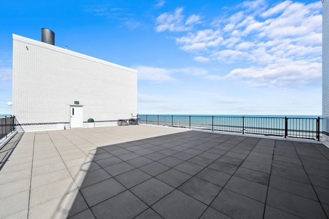 1300 N Lake Shore Dr Unit 10B, Chicago, IL 60610 - view of patio / terrace featuring a water view