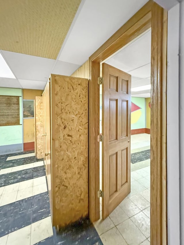 207 Southview Dr, Rochelle, IL 61068 - hallway with tile patterned floors