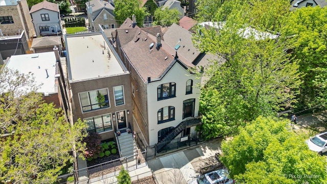 2233 W Shakespeare Ave Unit 1F, Chicago, IL 60647 - bird's eye view