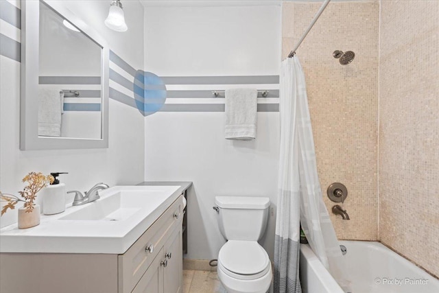 2233 W Shakespeare Ave Unit 1F, Chicago, IL 60647 - bathroom with vanity and shower / bath combination with curtain
