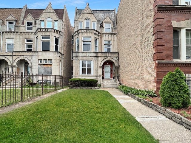 5943 S Indiana Ave, Chicago, IL 60637 - view of front of house with stone siding
