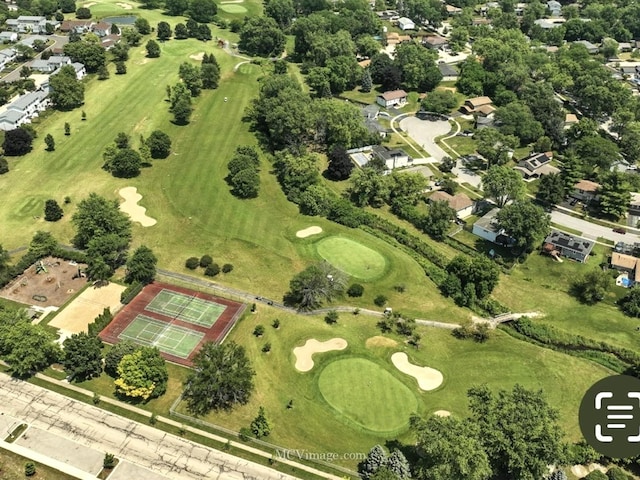 216 Cheshire Ct, Bolingbrook, IL 60440 - aerial view of property and surrounding area with nearby suburban area