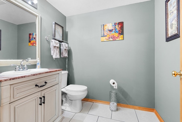3792 Foxglove Ln, Winnebago, IL 61088 - half bath with tile patterned floors and vanity