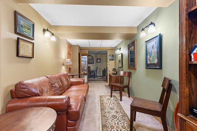 3792 Foxglove Ln, Winnebago, IL 61088 - living room featuring carpet flooring and baseboards