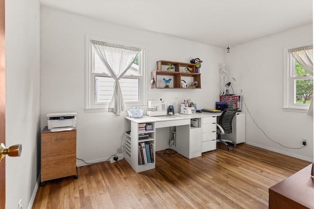 2305 Glenoak Dr, Champaign, IL 61821 - office space with light wood finished floors and baseboards