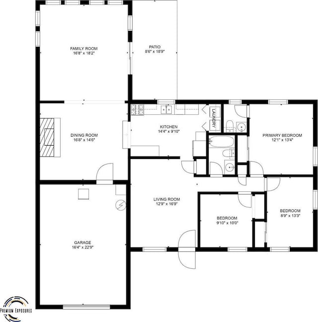 2305 Glenoak Dr, Champaign, IL 61821 - view of home floor plan