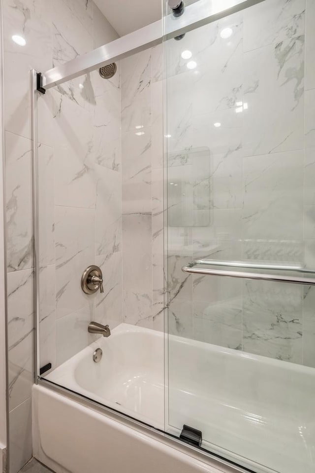 1535 W Estes Ave Unit 4, Chicago, IL 60626 - bathroom featuring shower / bath combination with glass door